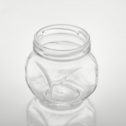 200 СТЕКЛЯННАЯ БАНКА КУБИК 200МЛ ТВИСТ (ТО-66)