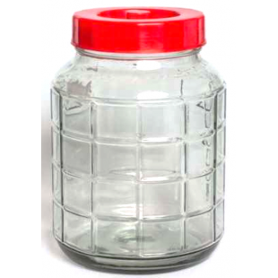 9000 СТЕКЛЯННАЯ БАНКА БОЧОНОК 9000МЛ С ГИДРОЗАМКОМ